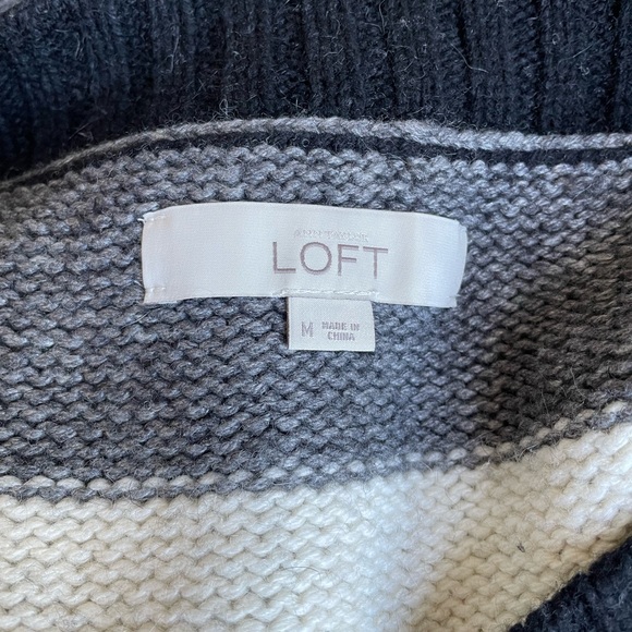 ‼️SALE‼️$25 Like/Bundle/Offer Loft Worn Once Batwing Poncho Sweater - Picture 5 of 7